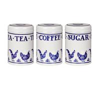 Emma Bridgewater - Blue Hens Set 3 Caddies