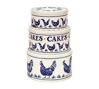 Emma Bridgewater - Blue Hens Set 3 Cake Tins