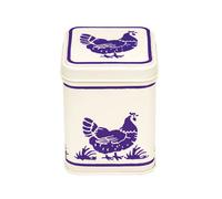 Emma Bridgewater Blue Hens Small Square Storage Tin