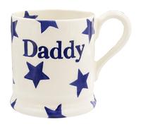 Emma Bridgewater Blue Star Daddy Half Pint Mug 2019 Text 1BSD040002