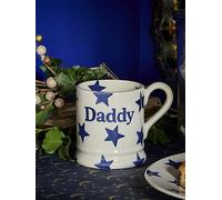 Emma Bridgewater Blue Star Daddy Single 1/2 Pint Mug Print