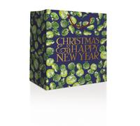 Emma Bridgewater Brussels Sprouts Large Gift Bag Christmas - Gift Accessory 615481 by Woodmansterne