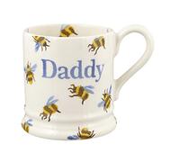 Emma Bridgewater Bumblebee Daddy 1/2 Pint Mug, Ceramic Coffee Mug Large, Beautiful Mugs, Birthday Gift, Fathers Day