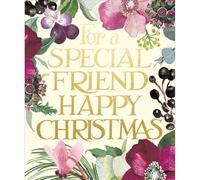Emma Bridgewater Christmas Card Special Friend Floral - Luxury Festive Xmas Card