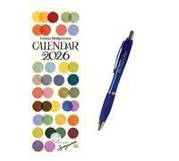 Emma Bridgewater, Colour Palette Slim Calendar 2026 + Exclusive Limited Edition Pen