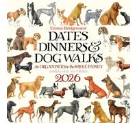 Emma Bridgewater, Dates Dinners & Dog Walks Family Organiser 2026