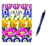 Emma Bridgewater Flowers Deluxe Diary 2027 + Exclusive Limited Edition Pen