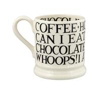 Emma Bridgewater - Half Pint Mug (300ml/1/2pt) - 9.3x8.2cms - Black Toast