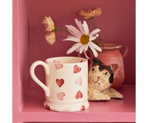 Emma Bridgewater Heart Mug - Pink & Red, Size 300ml