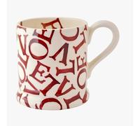Emma Bridgewater L.O.V.E Polka Red 1/2 Pint Mug