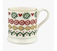 Emma Bridgewater Large Mug 1/2 Pint, Ceramic Coffee Cup Large -Cappuccino, Latte, Coffee, Tea Cup - Beautiful Mugs, Birthday Gift - Coffee Mug Christmas Joy