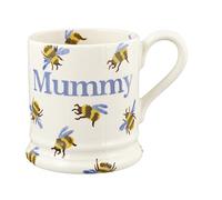 Emma Bridgewater Large Mug 1/2 Pint, Ceramic Coffee Cup Large - Stoneware Mug, Cappuccino, Latte, Coffee, Tea Cup - Beautiful Mugs, Birthday Gift - Coffee Mug Bumble Bee Mummy