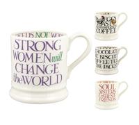 Emma Bridgewater Purple Toast Change Our World 1/2 Pint Mug