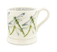 Emma Bridgewater Large Mug 1/2 Pint, Ceramic Coffee Mug Large - Stoneware Mug, Cappuccino, Latte, Coffee, Tea Cup - Beautiful Mugs, Birthday Gift - Coffee Mug Dragonfly