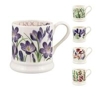 Emma Bridgewater Large Mug 1/2 Pint, Ceramic Coffee Mug Large - Stoneware Mug, Cappuccino, Latte, Coffee, Tea Cup - Beautiful Mugs, Birthday Gift - Coffee Mug Crocus