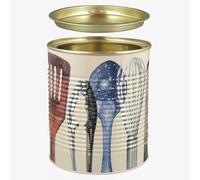 Emma Bridgewater - Making & Baking Utensil Ridged Tin | Get Baking Decorative Storage Canister With Lid | Round Kitchen Tin Caddy