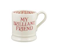 Emma Bridgewater My Brilliant Friend Mug - Pink, Size 300ml