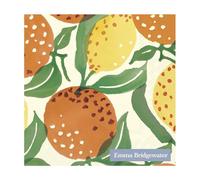 Emma Bridgewater Oranges and Lemons Cream Paper Cocktail Napkins 25 cm Square