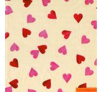 Emma Bridgewater Pink Heart Serviettes/Napkins