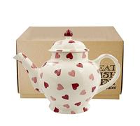 Emma Bridgewater Pink Hearts 4 Mug Teapot (Boxed)