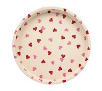 Emma Bridgewater Serving Tray Pink Hearts Deepwell Metal 30 cm