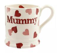 EMMA BRIDGEWATER PINK HEARTS MUMMY 1/2 PT MUG NEW, FIRST QUALITY