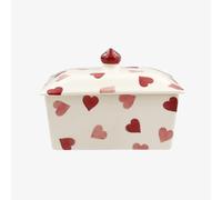 Emma Bridgewater Pink Hearts Small Butter Dish