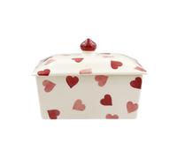 Emma Bridgewater Pink Hearts Small Butter Dish English Earthenware 1PIH020143