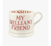 Emma Bridgewater Pink Toast My Brilliant Friend Small Mug