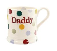 Emma Bridgewater 'Daddy' Polka Dot Half Pint Mug, 300ml, Multi