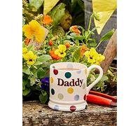 Emma Bridgewater 'Daddy' Polka Dot Half Pint Mug, 300ml, Multi