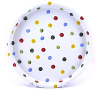 Emma Bridgewater Polka Dot Deepwell Round Serving Tray Steel 30cm Diameter