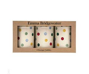 Emma Bridgewater Polka Dot Round Caddies, Set of 3