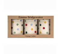 Emma Bridgewater Polka Dot Set of 3 Round Caddies