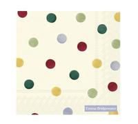 Emma Bridgewater Polka Dots Cream IHR Paper Table Napkins 33 cm Square 3 ply Lunch Napkins