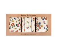 Emma Bridgewater Poppies Round Tin Tea Caddies, Floral Design, Set of 3, 106mm Diameter x 150mm Height