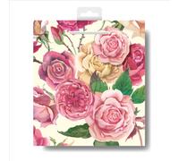 Emma Bridgewater Roses Medium Gift Bag Gift Wrapping Accessory 613982 by Woodmansterne