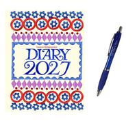 Emma Bridgewater Sponged Deluxe Diary 2027 + Exclusive Limited Edition Pen