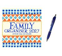Emma Bridgewater Sponged WT Planner Wall Calendar 2027 + EXCLUSIVE LIMITED EDITION PEN