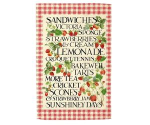 Emma Bridgewater Strawberries & Gingham Tea Towel