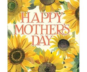 Emma Bridgewater Sunflower Mother's Day - Designer Floral Mothering Sunday Card