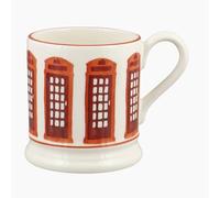 Emma Bridgewater Telephone Box 1/2 Pint Mug London Ceramic Coffee Cup Large -Cappuccino, Latte, Coffee, Tea Cup - Beautiful Mugs, Birthday Gift - Coffee Mug