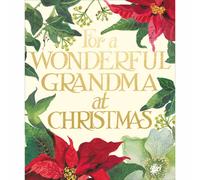 Emma Bridgewater Wonderful Grandma Christmas Card Poinsettia Xmas Greetings