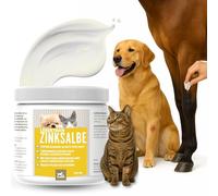 EMMA Cod Liver Oil Zinc Ointment for Dog, Cat & Horse 250 ml - Zinc Cream for Miracle Skin, Itching & Mauke - Waterproof Wound & Paw Ointment for Skin Care for Eczema & Lying Quolts