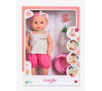 Emma doll pees flowery rose