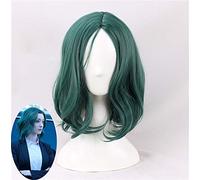 Emma Dumont Green Cosplay Wig the Gifted Polaris Polaris/Emma Noelle Roberts Short High Temperature Fiber Hair Wig