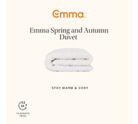Emma Cloud Duvet Single, Lightweight & Breathable Microfibre Quilt, All-Season Comfort, Machine-Washable at 60°C, 140×200 cm