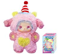 Emma Flavor Twist Blind Box - 1 Random Vinyl Face Plush Pendant (17cm) Kawaii Mystery Collectible Figure, 6 Designs + 2 Rare
