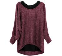 Emma & Giovanni - Jumper - Long Sleeve - (2 Pieces) - Women (L-XL), Bordeaux