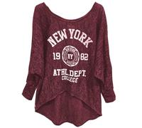 Emma & Giovanni - Pullover - Sweaters - Women, Red White, XL-XXL